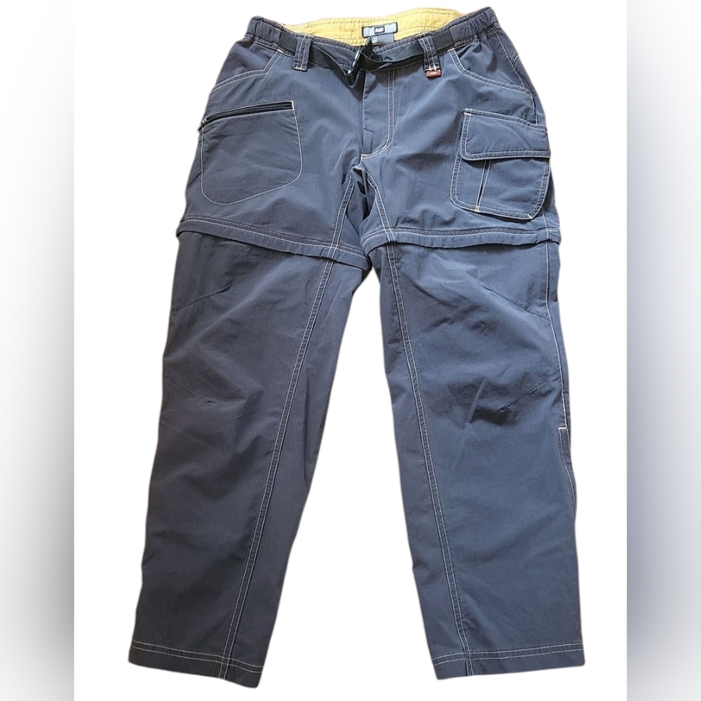 REI Blue Track Pants Relaxed Fit Cotton Blend
